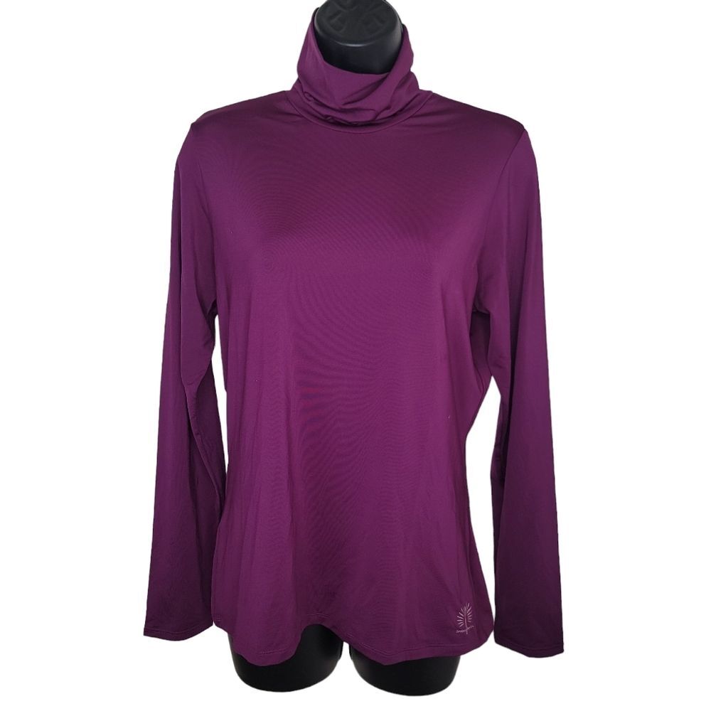 Snow Angel Cyber Silk T Turtleneck neck base layer top Medium